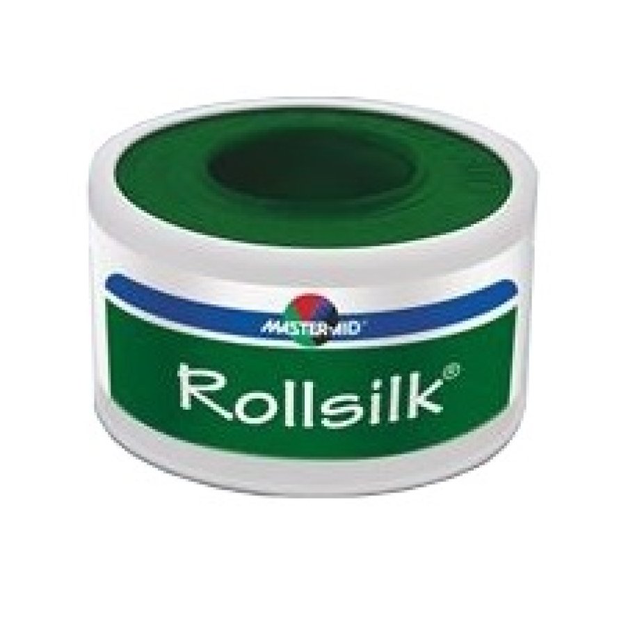 Master-Aid Rollsilk Cerotto Seta Artificiale, 5 cm x 5 m