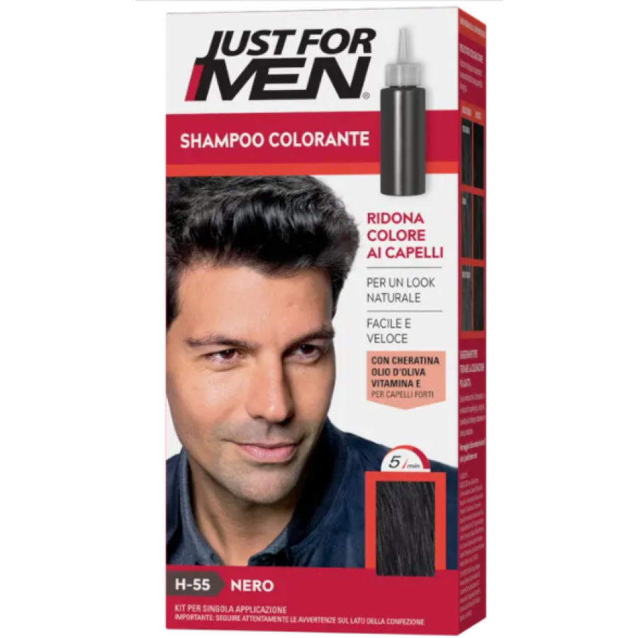 Just For Men - Shampoo Colorante Nero 30 ml