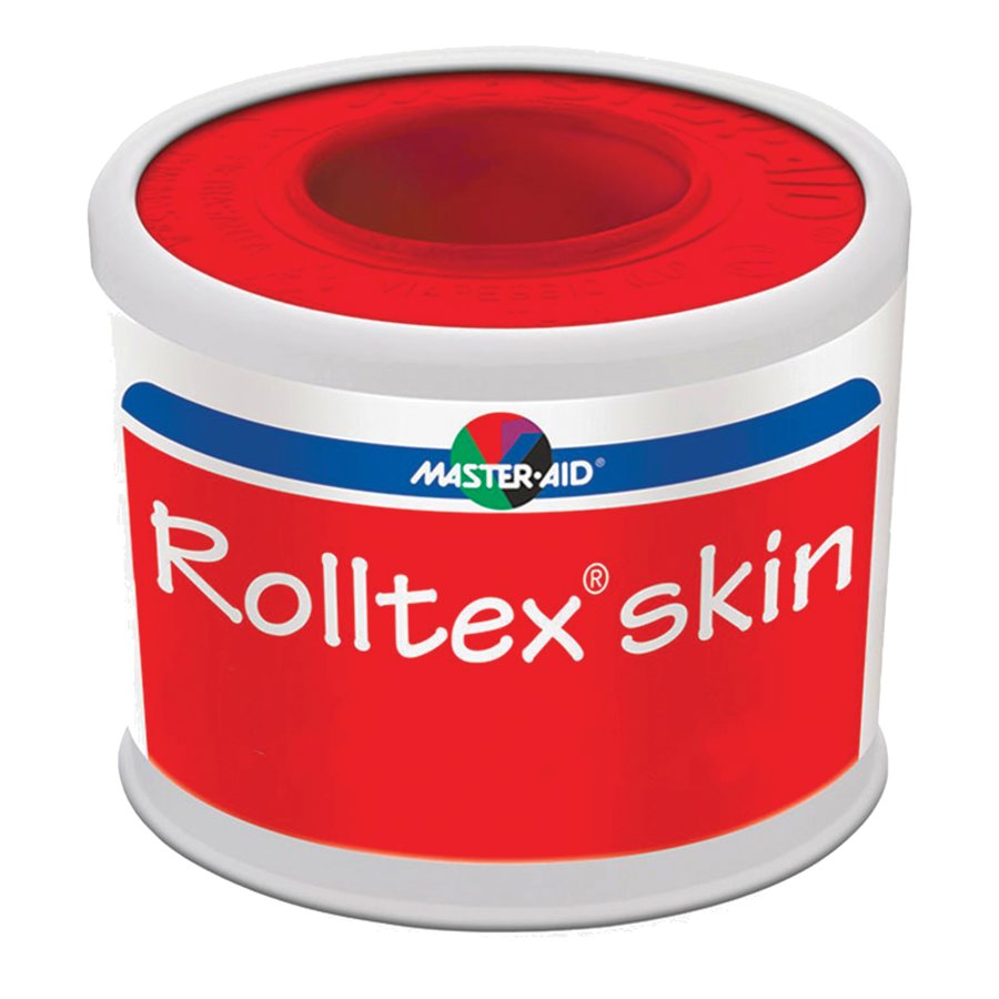 Master-Aid Rolltex Skin Cerotto in Tela Rayon, 5 x 500 cm