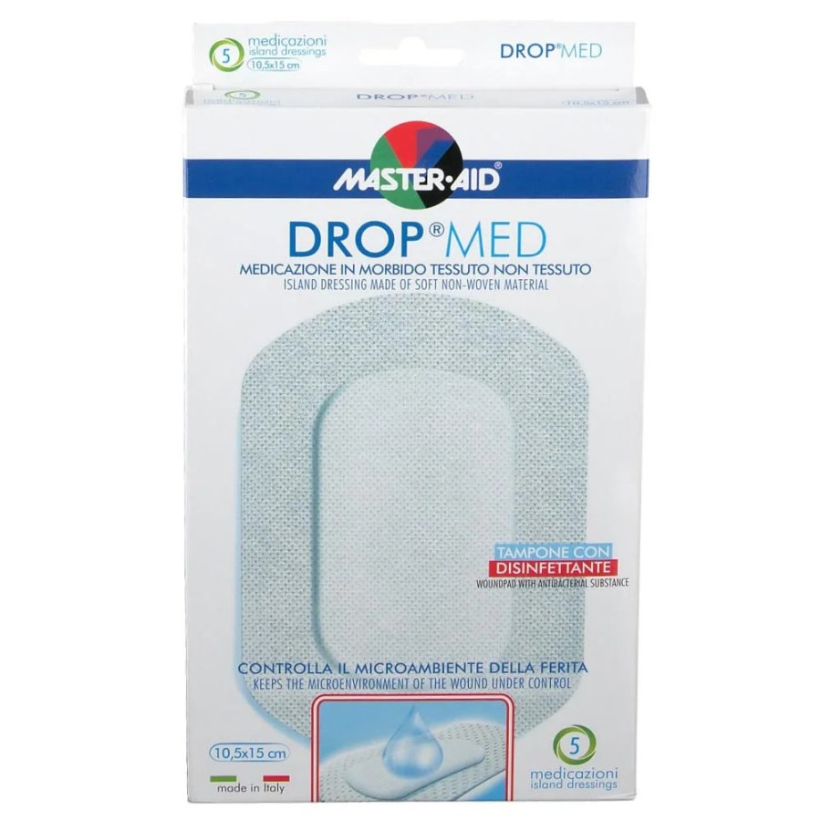 Master-Aid Drop Med, 5 Pezzi 10,5 x 15 cm Master-Aid Drop Med, 5 Pezzi 10,5 x 15 cm