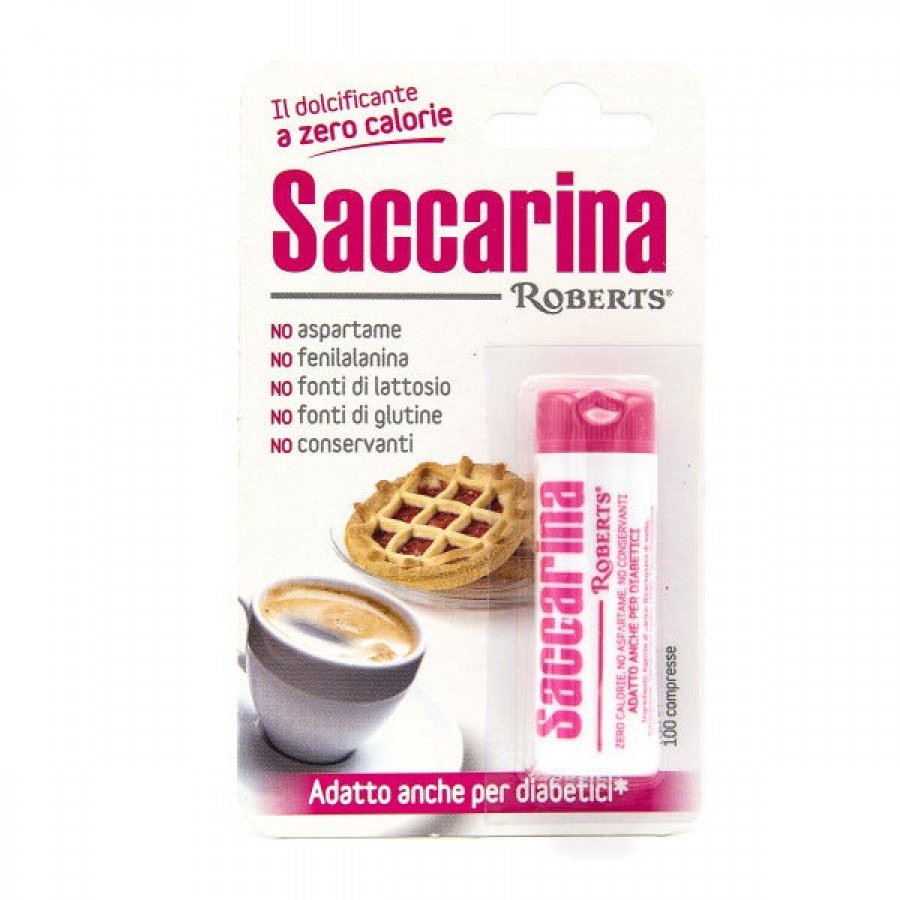 Saccarina Roberts - Dolcificante 100 compresse 30 mg