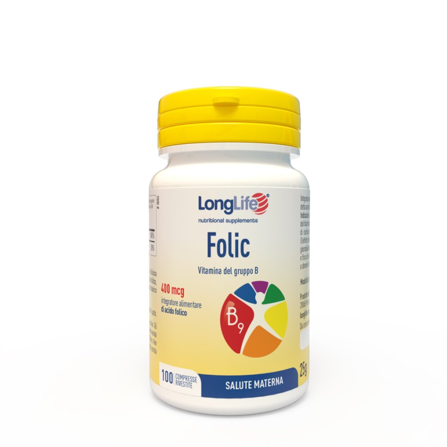 LongLife, Folic, 100 compresse