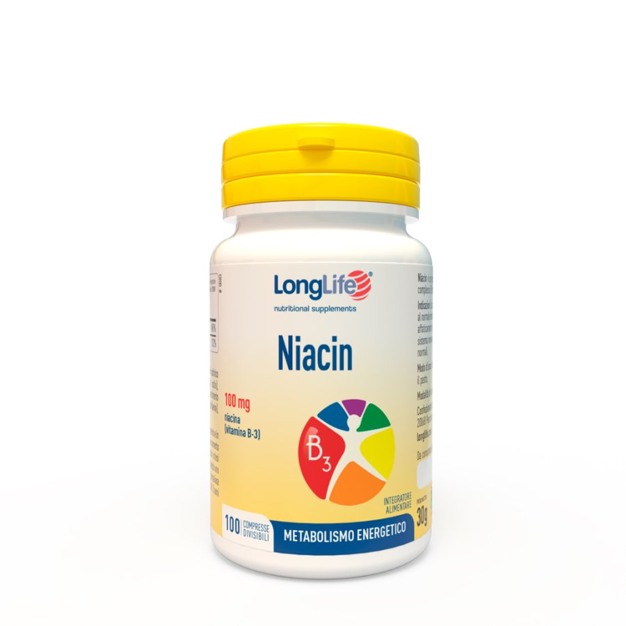 LongLife, Niacin 100 mg, 100 compresse