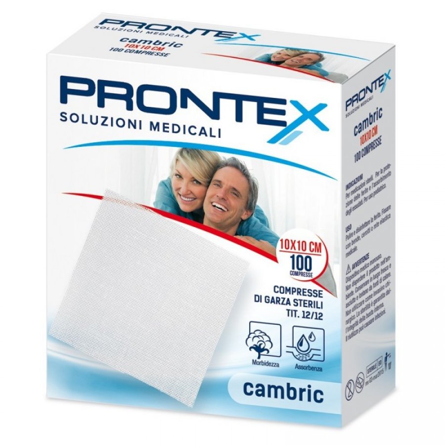 Softex Compresse Prontex 10cm x10cm 100 pezzi