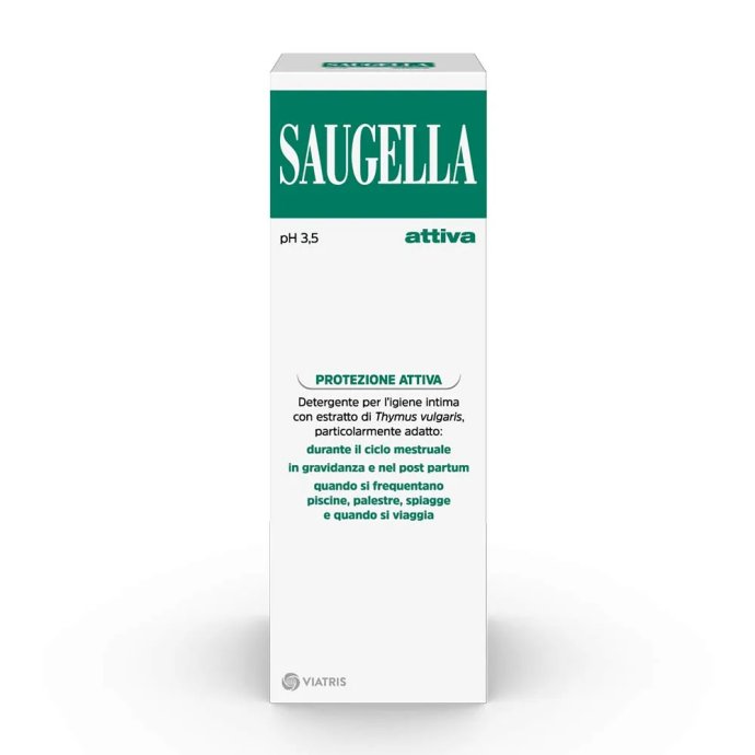 Saugella Attiva Verde Detergente Intimo, 250 ml