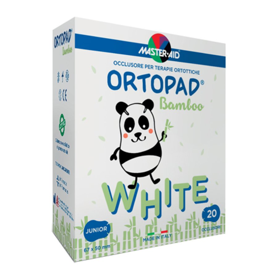 Master-Aid Ortopad Bamboo Junior, 20 Pezzi 67 x 50 mm Master-Aid Ortopad Bamboo Junior, 20 Pezzi 67 x 50 mm