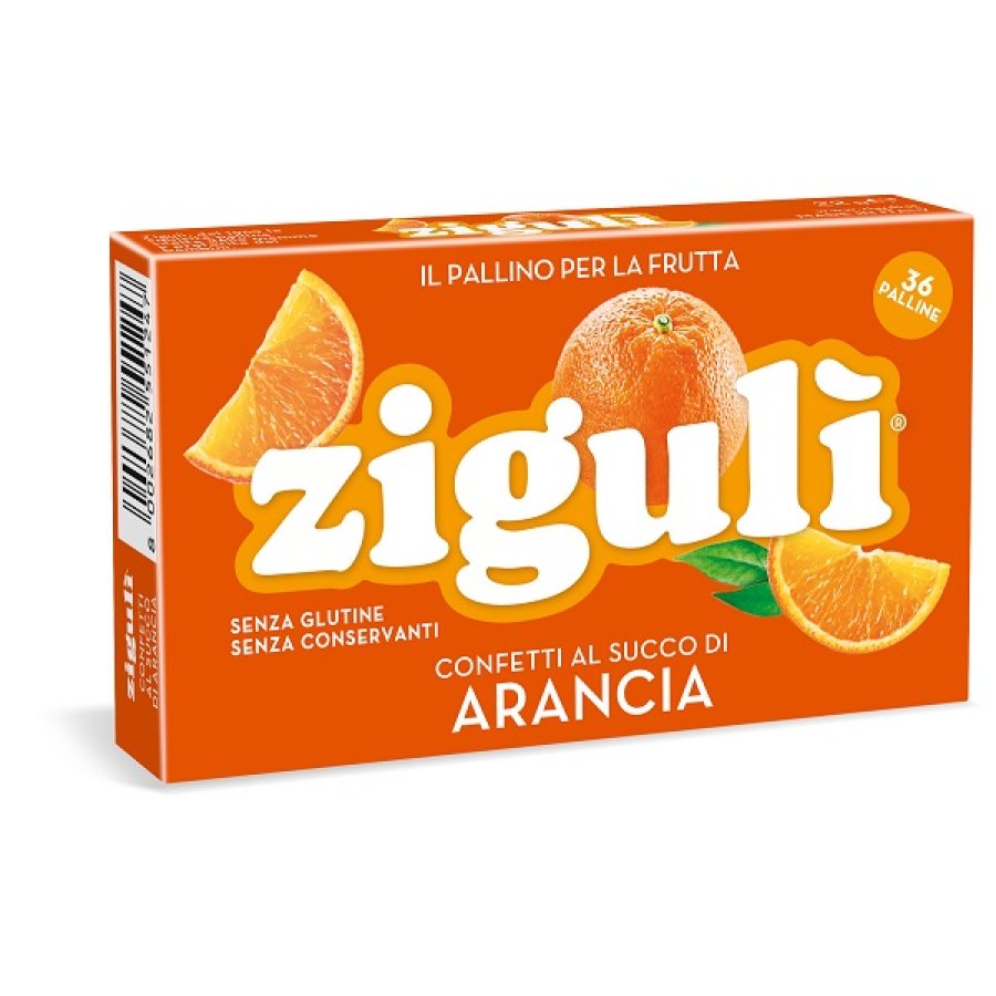 Zigul&igrave; Confetti al Succo di Arancia, 36 Palline