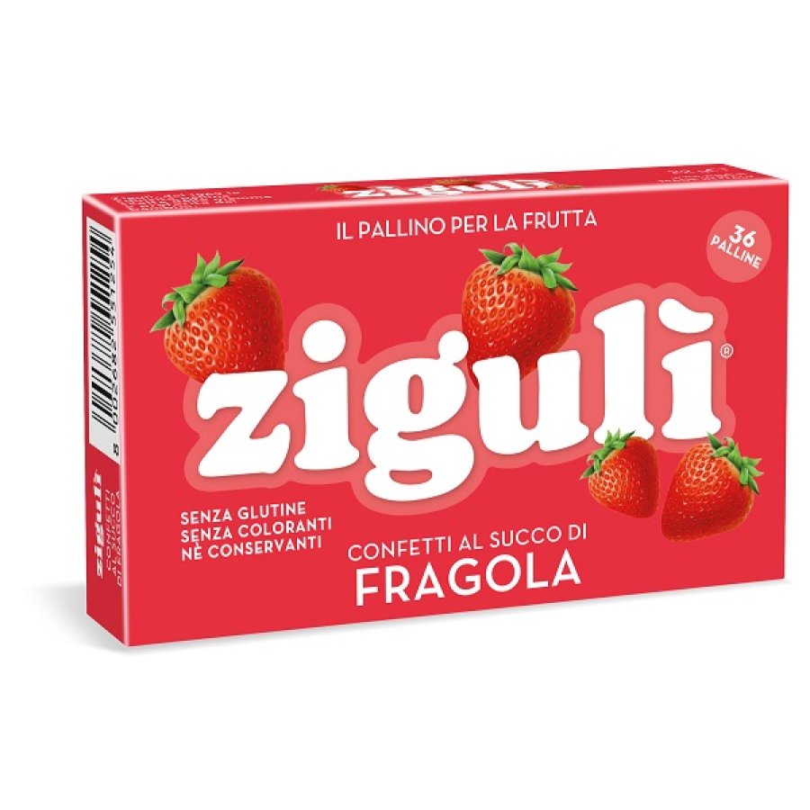 Zigulì Confetti al Succo di Fragola, 36 Palline Zigulì Confetti al Succo di Fragola, 36 Palline