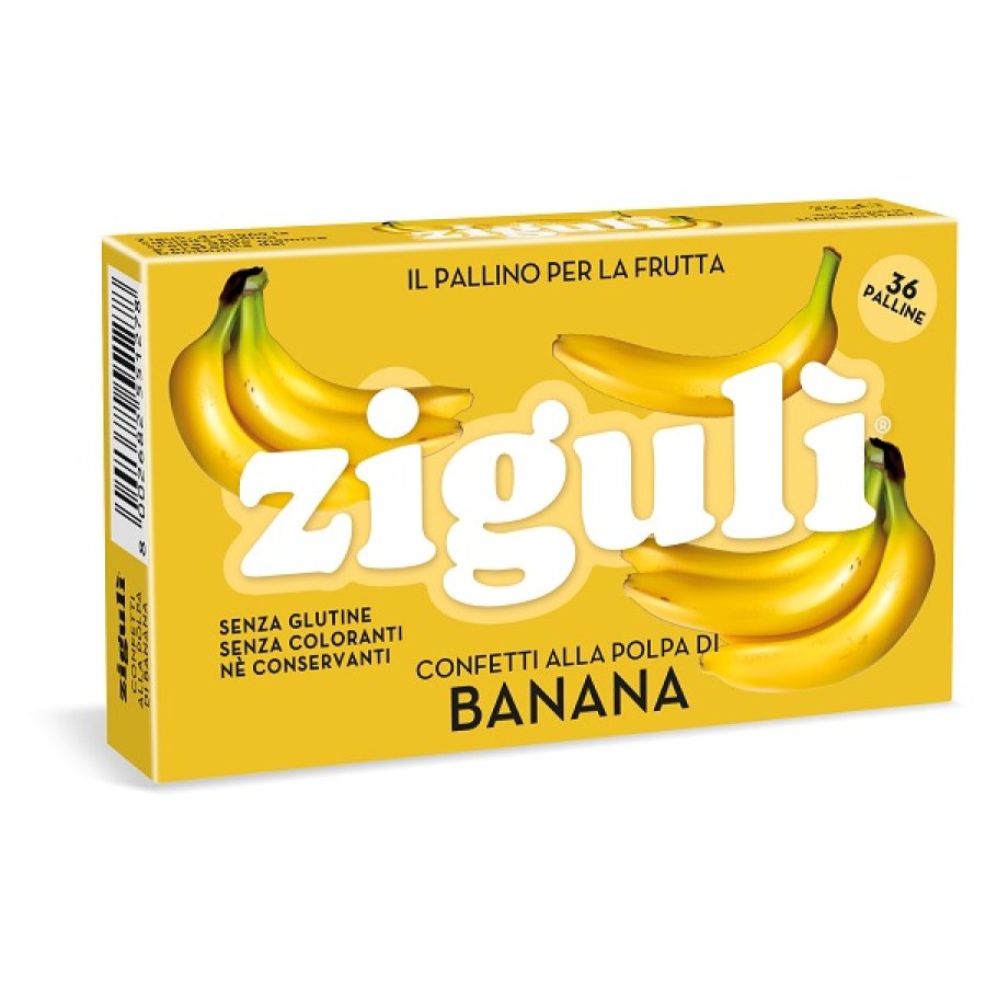 Zigulì Confetti alla Polpa di Banana, 36 Palline Zigulì Confetti alla Polpa di Banana, 36 Palline
