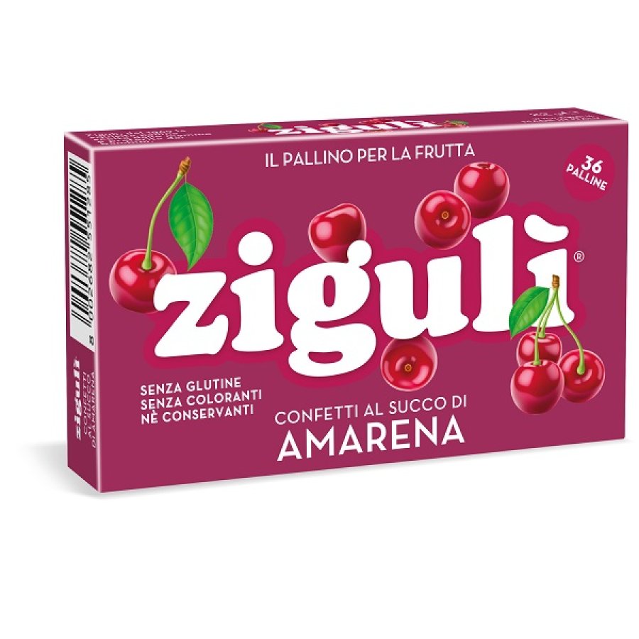 Zigulì Confetti al Succo di Amarena, 36 Palline Zigulì Confetti al Succo di Amarena, 36 Palline