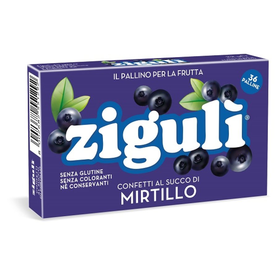 Zigulì Confetti al Succo di Mirtillo, 36 Palline Zigulì Confetti al Succo di Mirtillo, 36 Palline