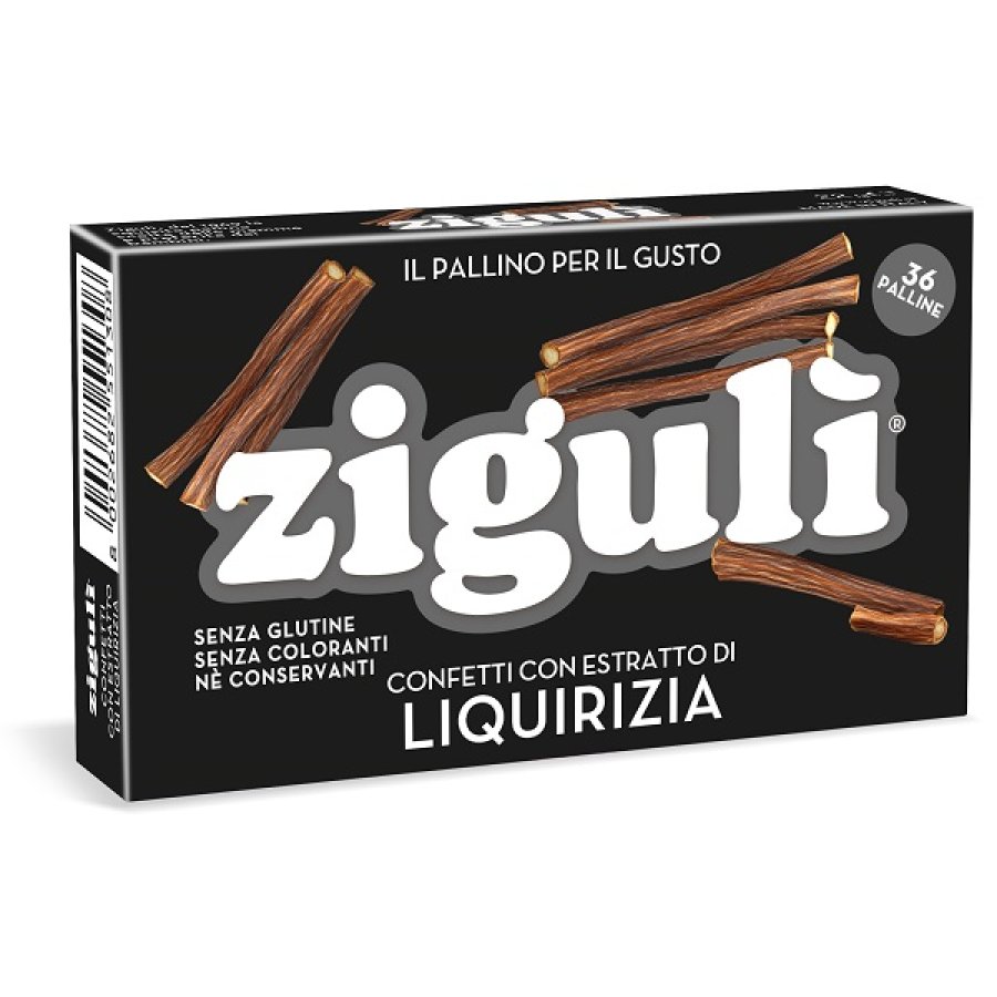 Zigulì Confetti alla Liquirizia, 36 Palline Zigulì Confetti alla Liquirizia, 36 Palline