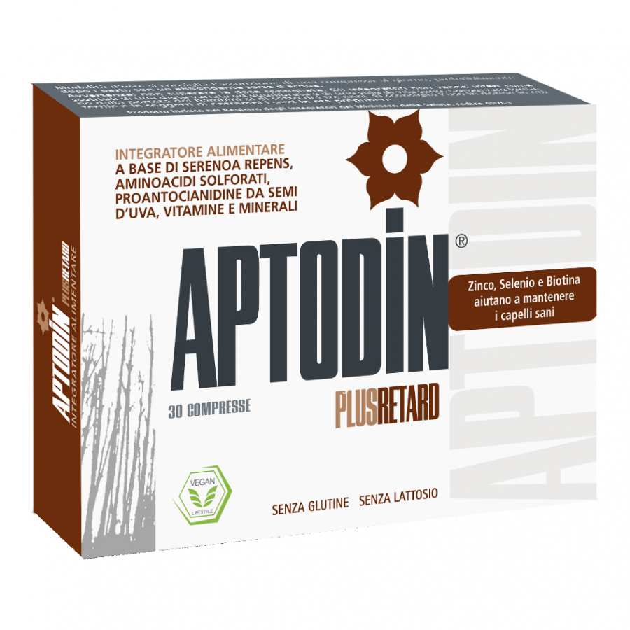 Aptodin Plus Retard - Integratore per Capelli ed Unghie - 30 Compresse