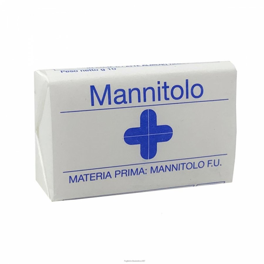 Mannitolo Panetto 10g - Lassativo Osmotico e Dolcificante Alternativo - Confezione da 10g