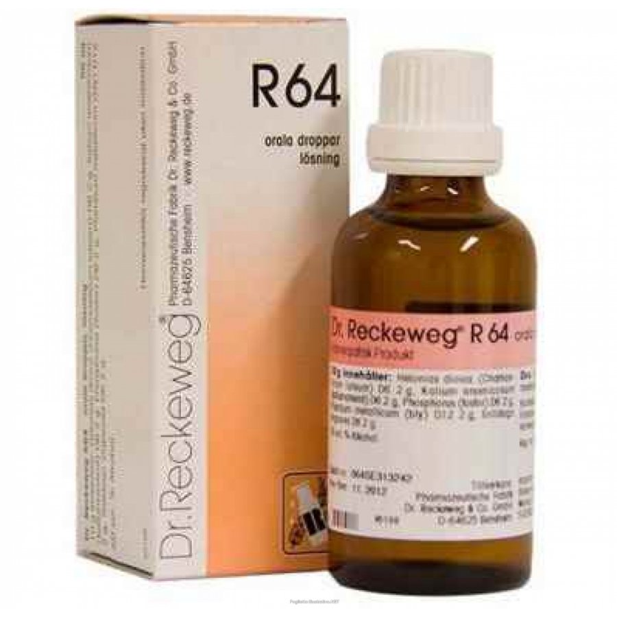 Reckeweg R64 Gocce 22ml - Medicinale Omeopatico per Affezioni Renali e Vie Urinarie