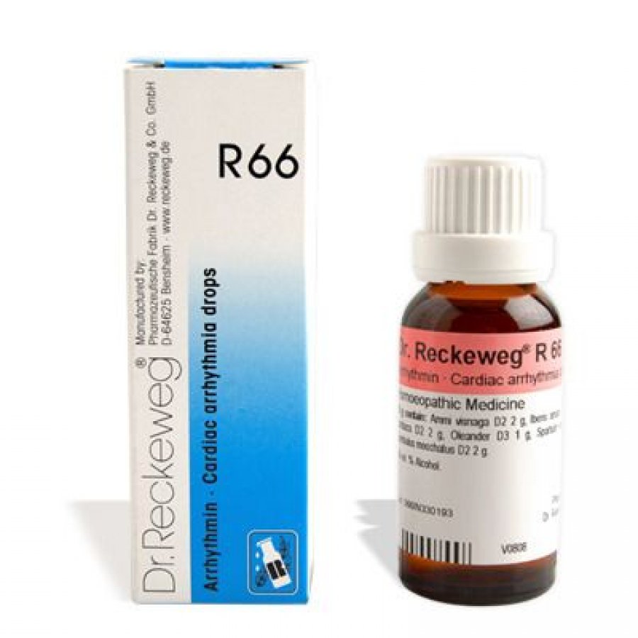 Reckeweg R66 Gocce 22ml - Medicinale Omeopatico per Aritmie Cardiache