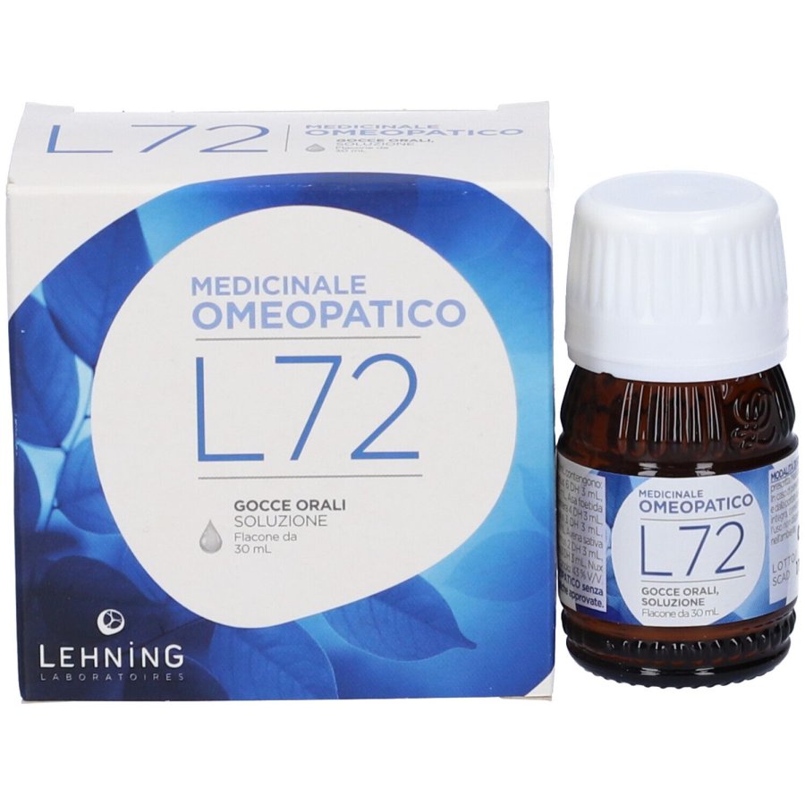 Lehning, L72 Gocce Omeopatiche, 30 ml