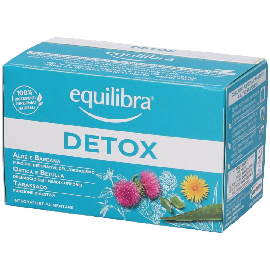 Equilibra Detox, 15 filtri da 2 g