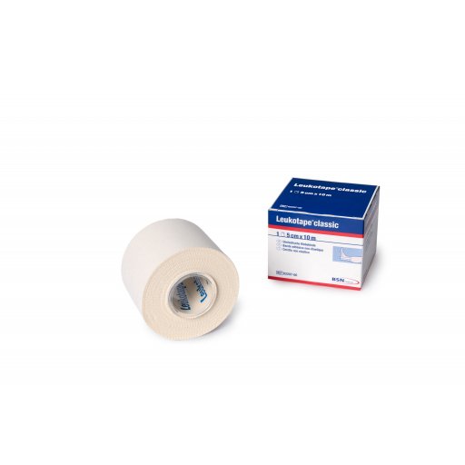 Leukotape Benda Anelastica Adesiva 10mx5cm - Comfort, Adesione Sicura e Versatilità