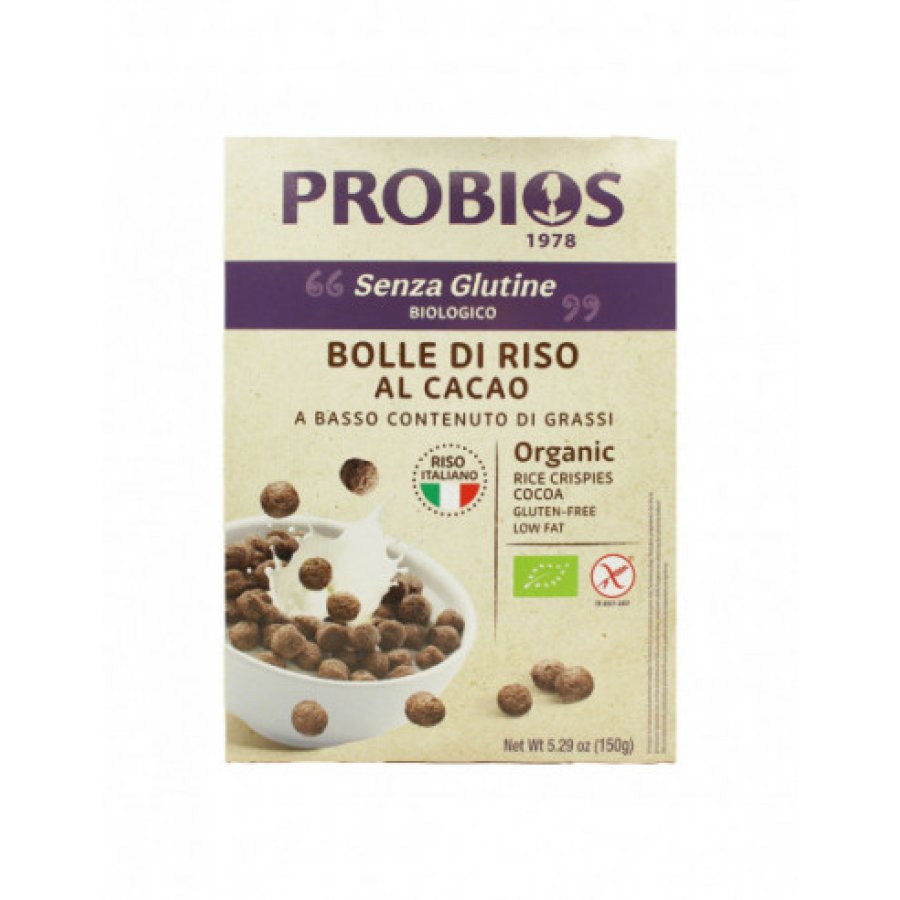 Rice & Rice Bolle di Riso Cacao, 150 g Rice & Rice Bolle di Riso Cacao, 150 g