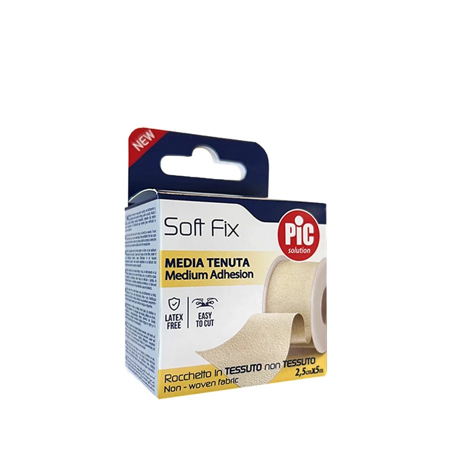 Pic Soft Fix Cerotto Rocchetto TNT 2,5cmx5m 1 Pezzo