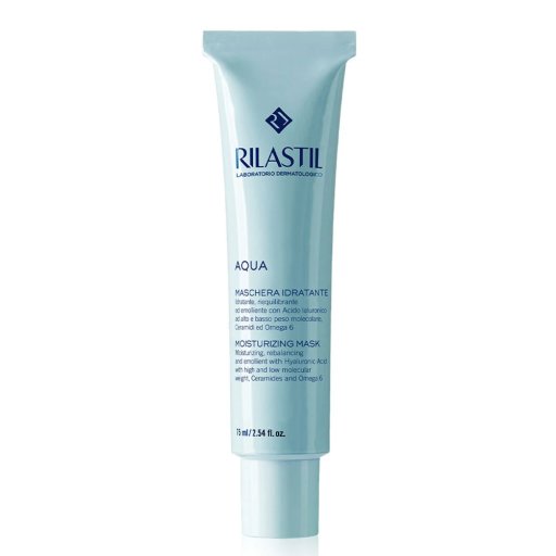Rilastil Aqua Maschera Idratante Viso, 75 ml