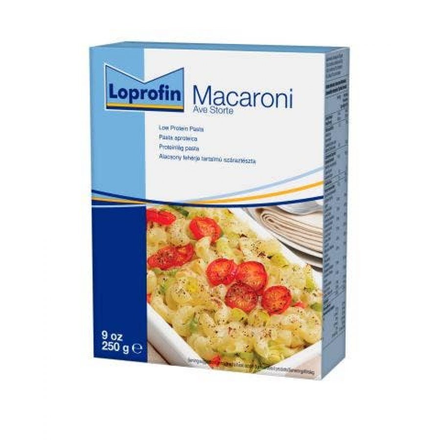 Loprofin Macaroni Nutricia 250g - Pasta a Basso Contenuto Proteico