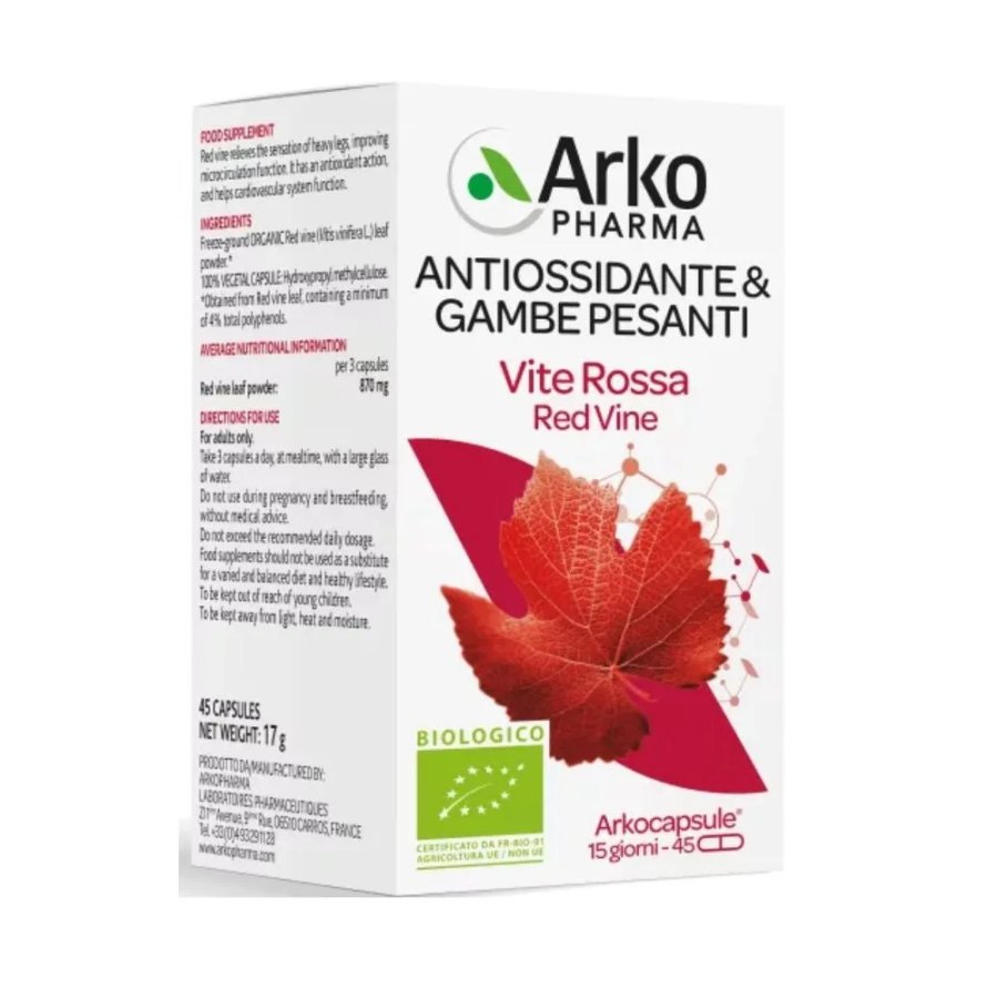 Arkopharma Vite Rossa Bio 45 Capsule