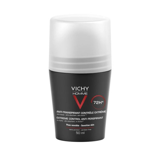 Vichy Homme Deodorante Antitraspirante controllo estremo 72H Roll On 50 ml