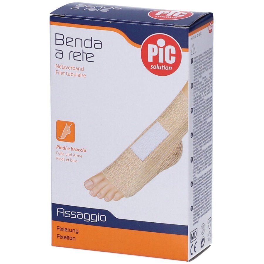 Benda a Rete Tubolare Elastica Calibro 2 Piede/Braccio 3 m, 1 Pezzo