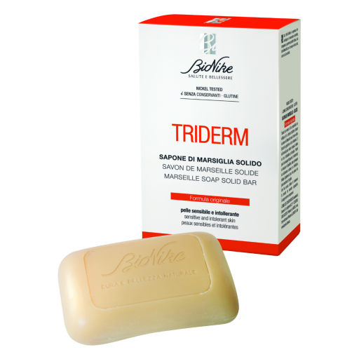 Triderm Sapone di Marsiglia Solido 100 g - Sapone naturale e delicato, marca Triderm