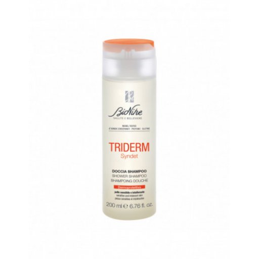 BioNike Triderm Doccia shampoo dermoprotettivo per corpo e capelli 200 ml - Pulizia delicata e protezione per la pelle e i capelli sensibili