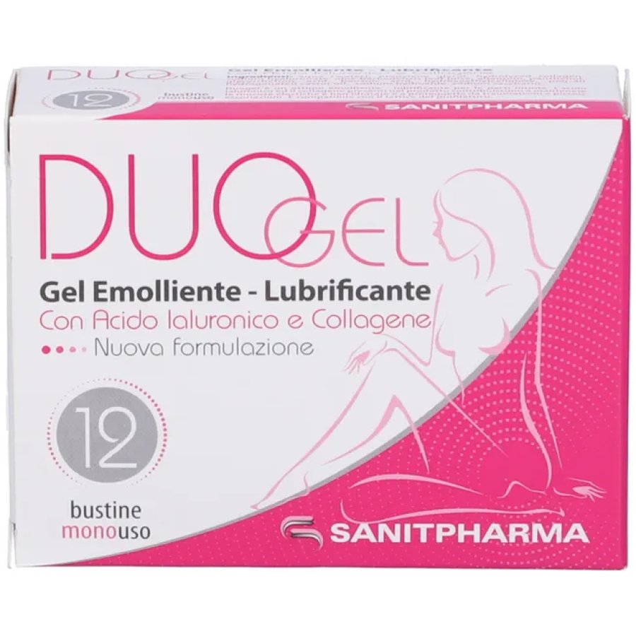 Sanitpharma, Duogel Gel Lubrificante Vaginale, 12 bustine 