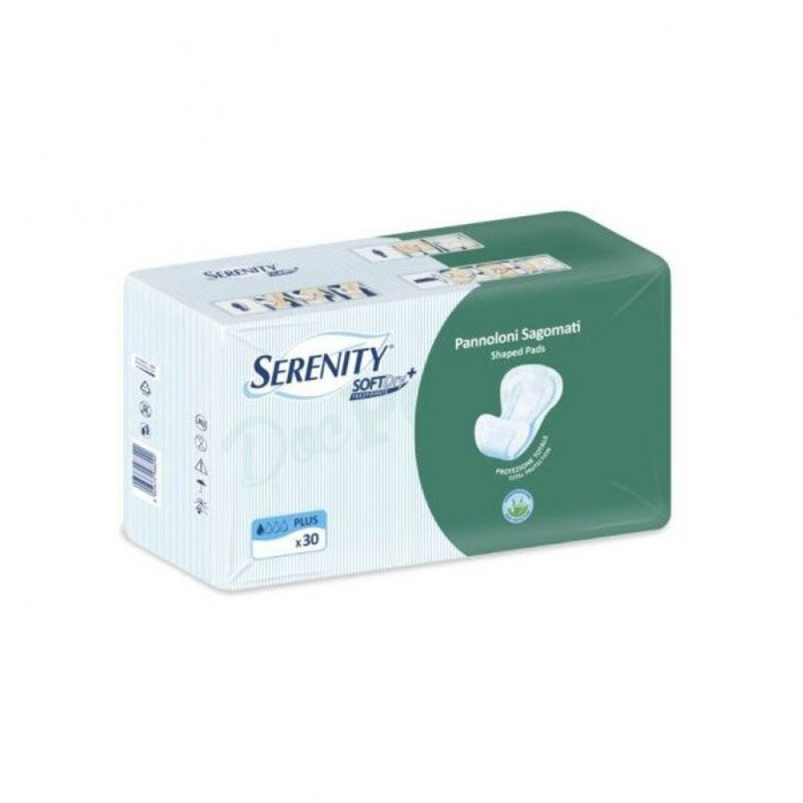 Pannolone per incontinenza sagomato serenity softdry+ aloe plus 30 pezzi