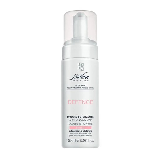 BioNike, Defence Mousse Detergente Pelle Sensibile e Intollerante, 150 ml