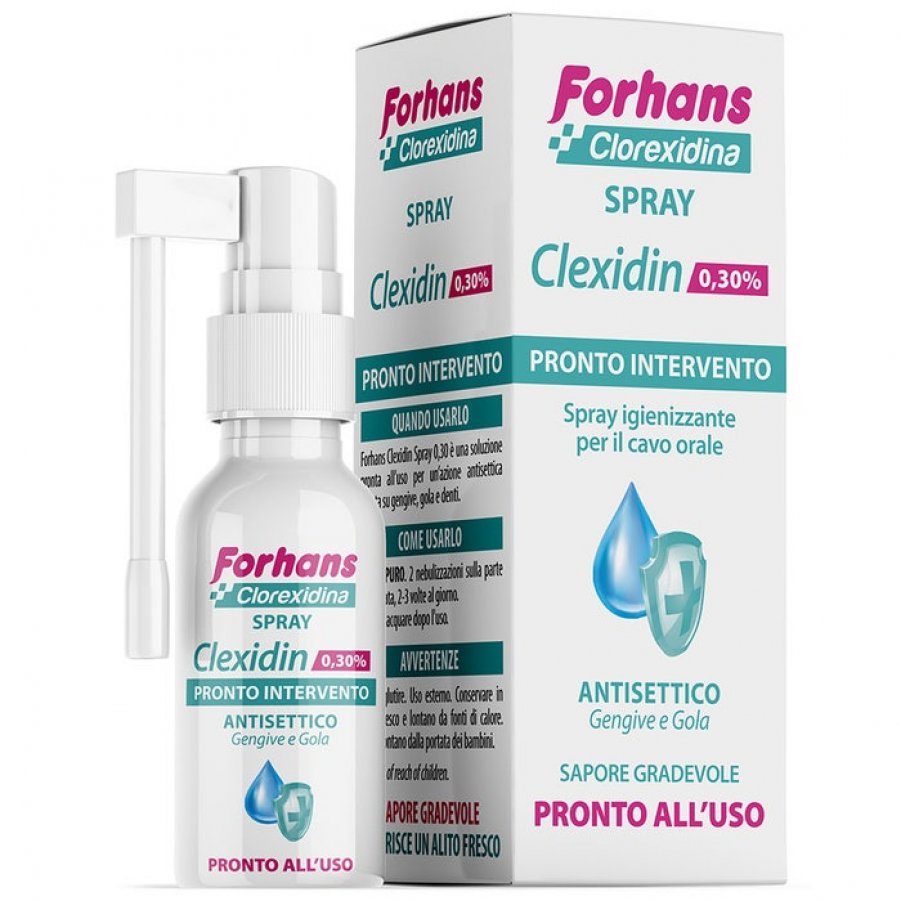 Forhans Clexidin - Spray igienizzante per il cavo orale 50 ml