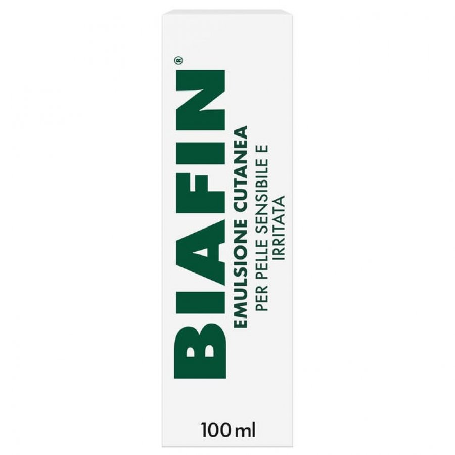 Biafin - Emulsione Cutanea Idratante 100ml - Favorisce l'Idratazione e la Rigenerazione Cutanea