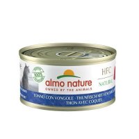 Almo Nature Alimento per Gatto Gusto Tonno con Vongole - Lattina da 70g