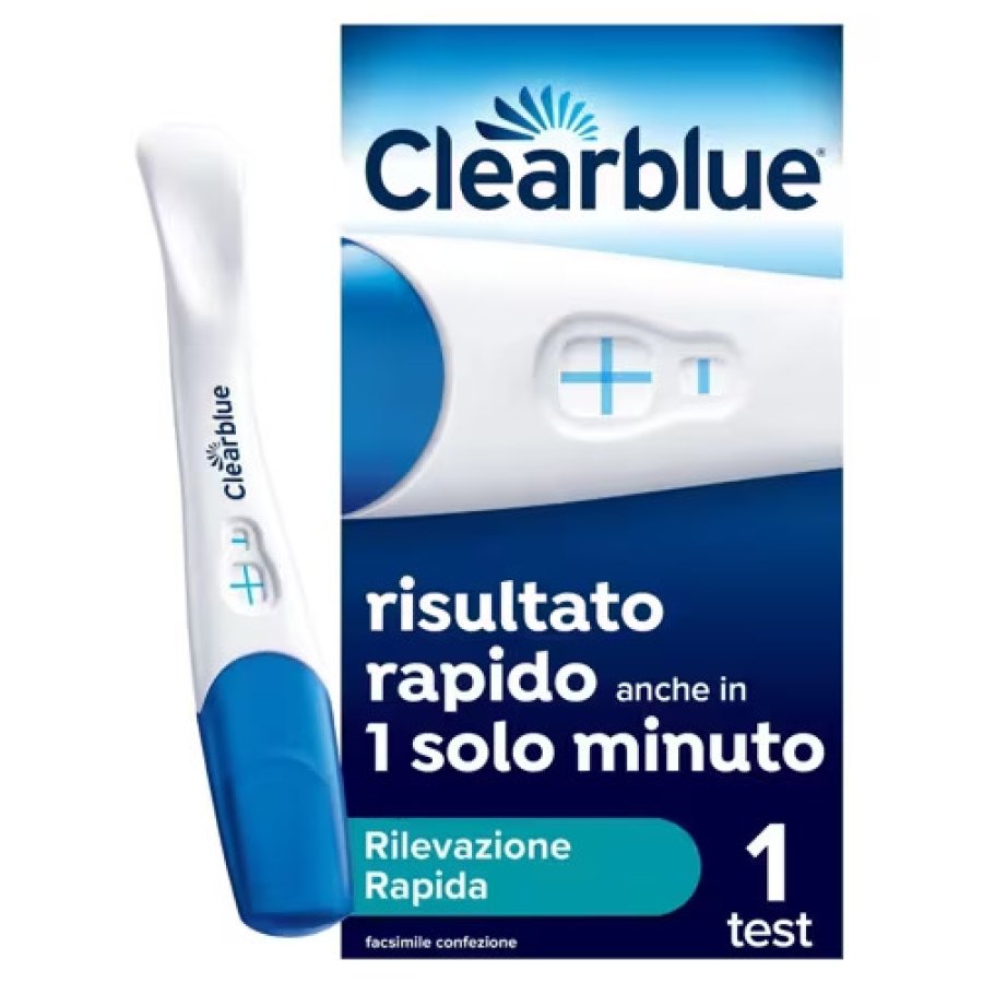 Clearblue Test di Gravidanza Rilevazione Rapida, 1 Test