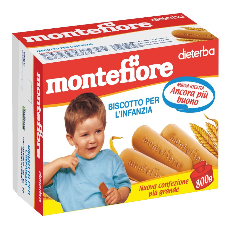 Dieterba Monfefiore Biscotto per l'Infanzia, 3 x 800 g