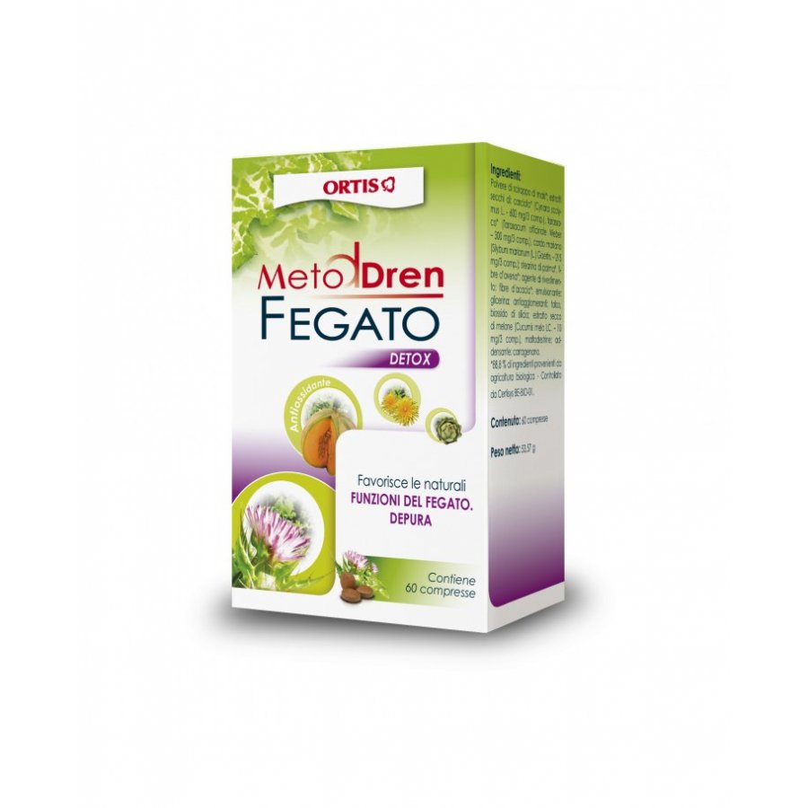Metodren Fegato Detox - Favorisce le naturali funzioni del fegato 60 compresse