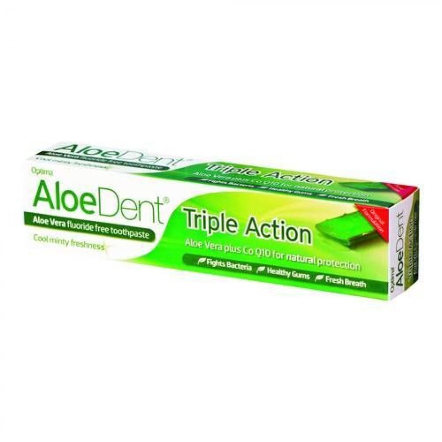 Aloedent - Dentifricio Tripla Azione 100ml - Igiene Orale Avanzata per Denti Sani