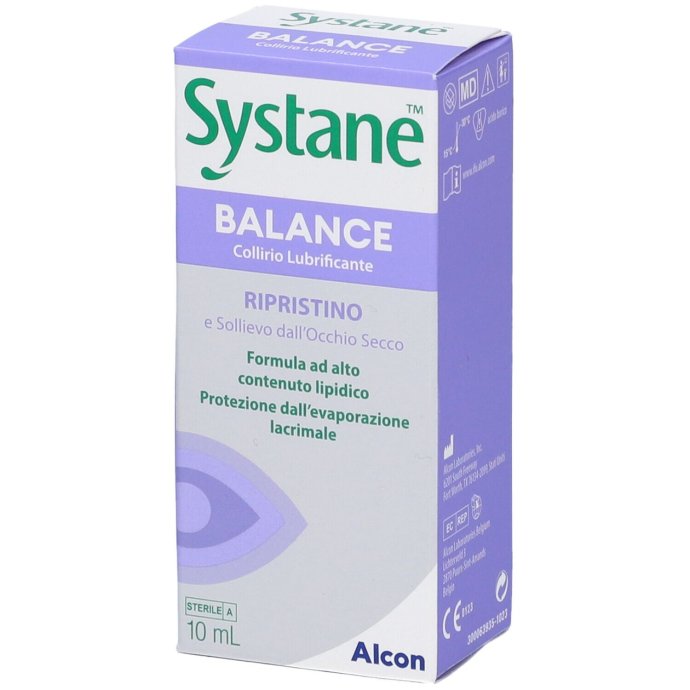 Alcon, Systane Balance Gocce Oculari Collirio, 10 ml Alcon, Systane Balance Gocce Oculari Collirio, 10 ml