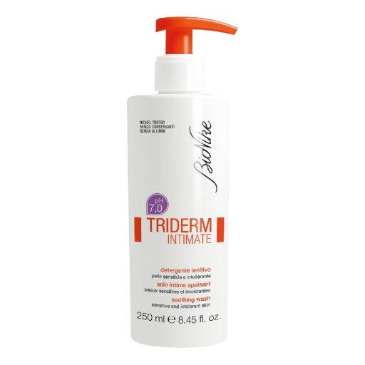 BioNike Triderm Intimate Detergente Lenitivo pH 7.0, Detergente Intimo Idratante, 250 ml