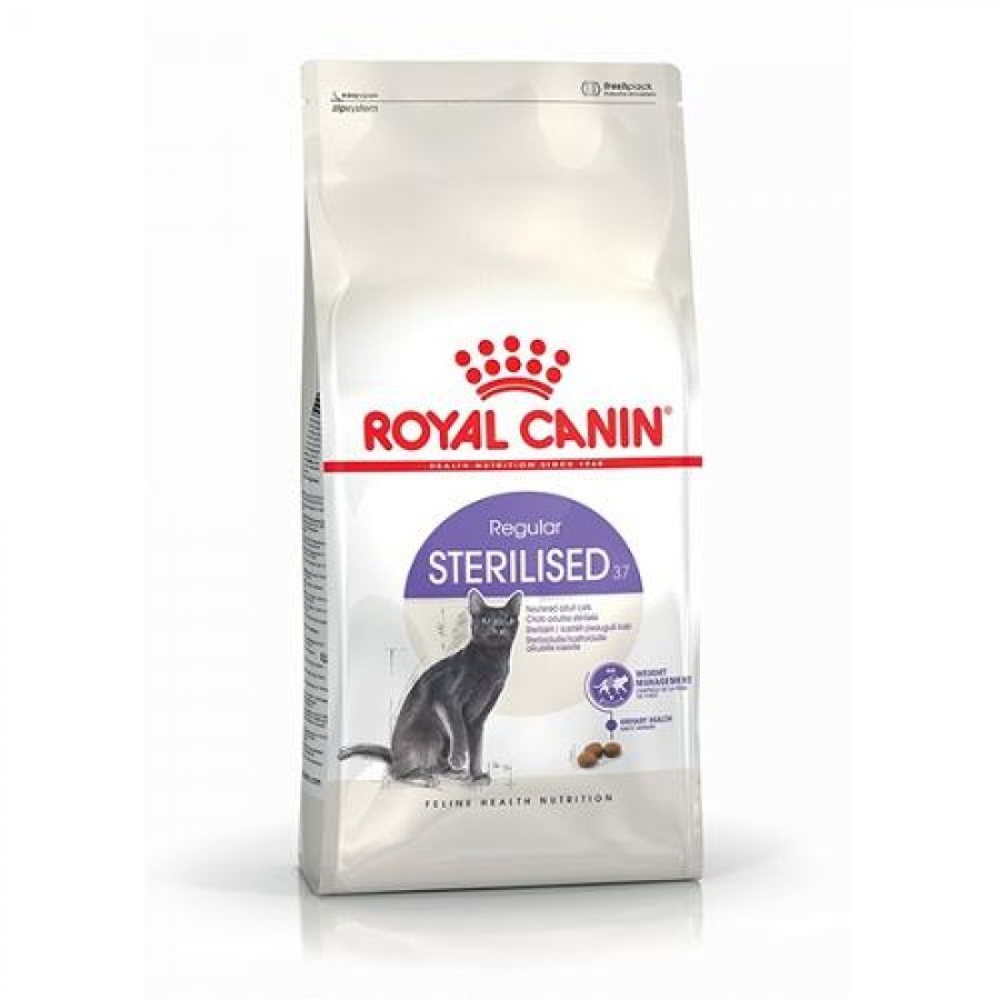 Royal Canin Feline Regular Sterilised 37, Crocchette Per Gatti, Sacco da 4kg - Alimentazione per Gatti Sterilizzati