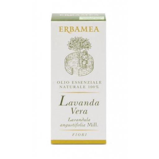 Erbamea - Lavanda Vera Olio Essenziale 10ml - Olio Aromaterapico 100% Puro e Naturale