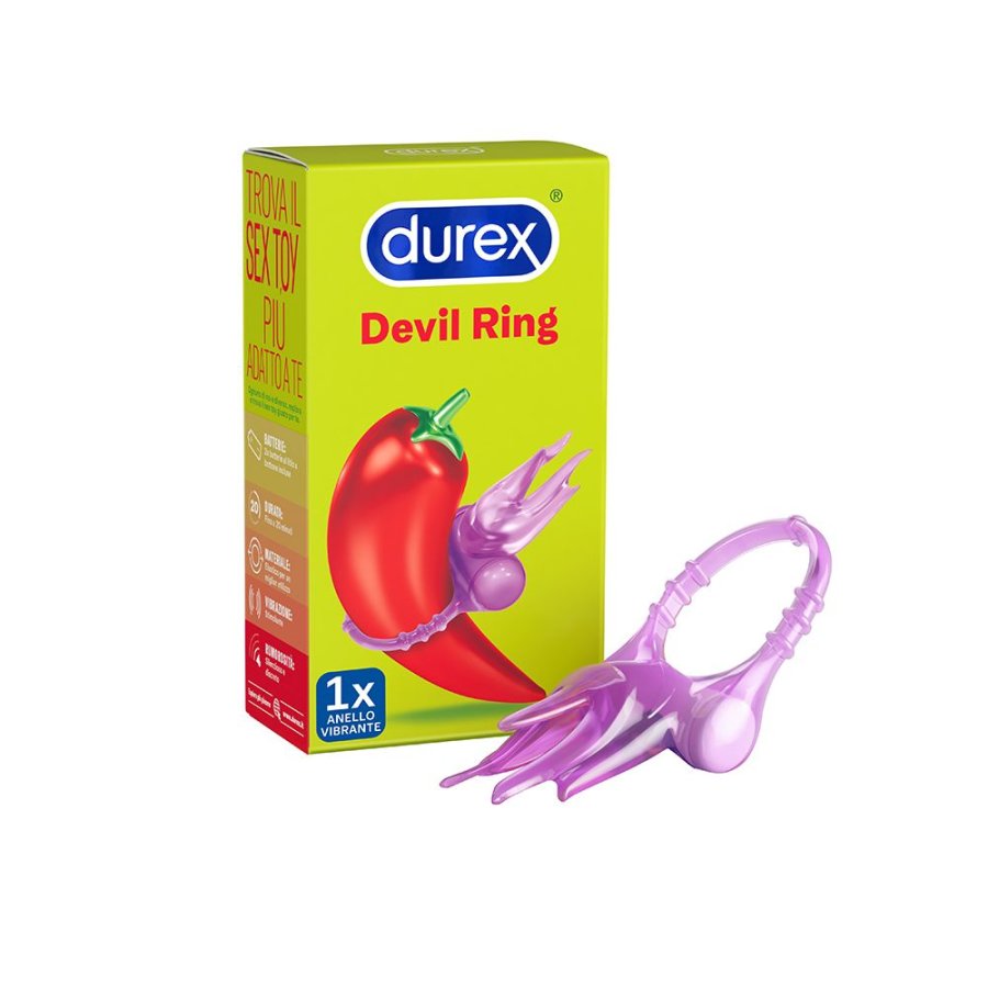 Durex, Devil Ring Anello Vibrante, 1 Pezzo