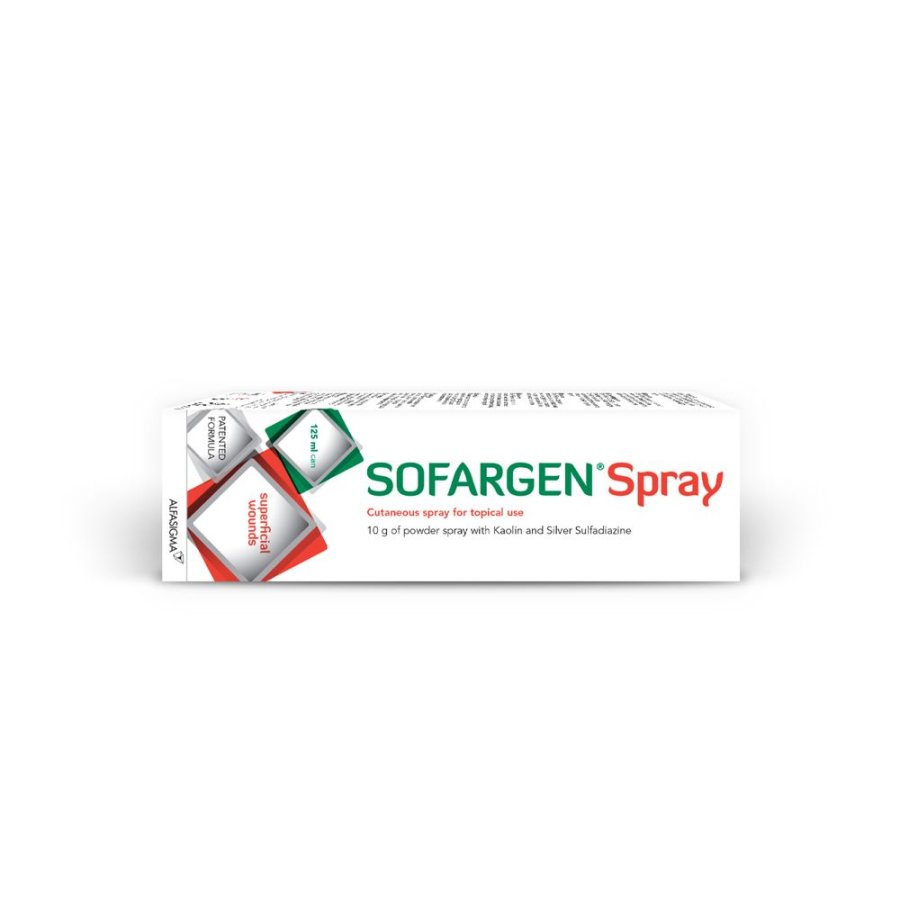Alfasigma, Sofargen Spray Medicazione in Polvere, 125 ml 