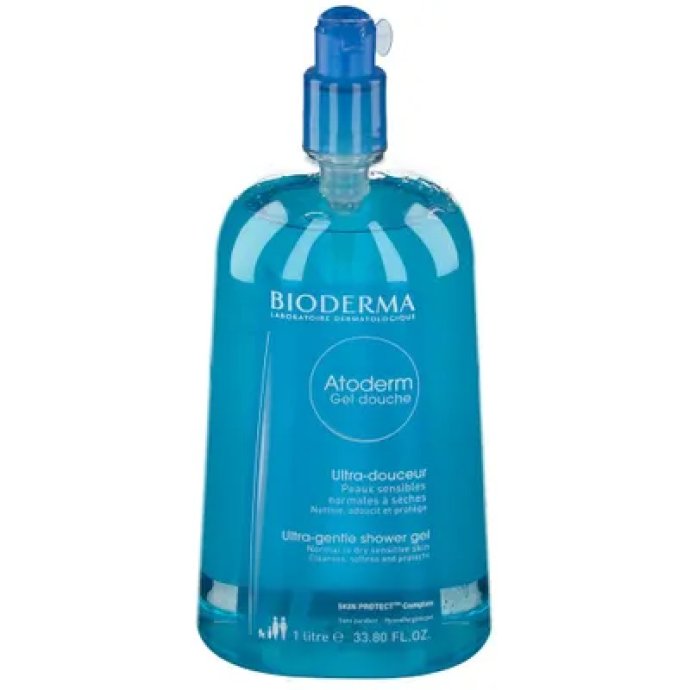 Bioderma Atoderm Gel Douche 1 Litro - Gel detergente ultradelicato