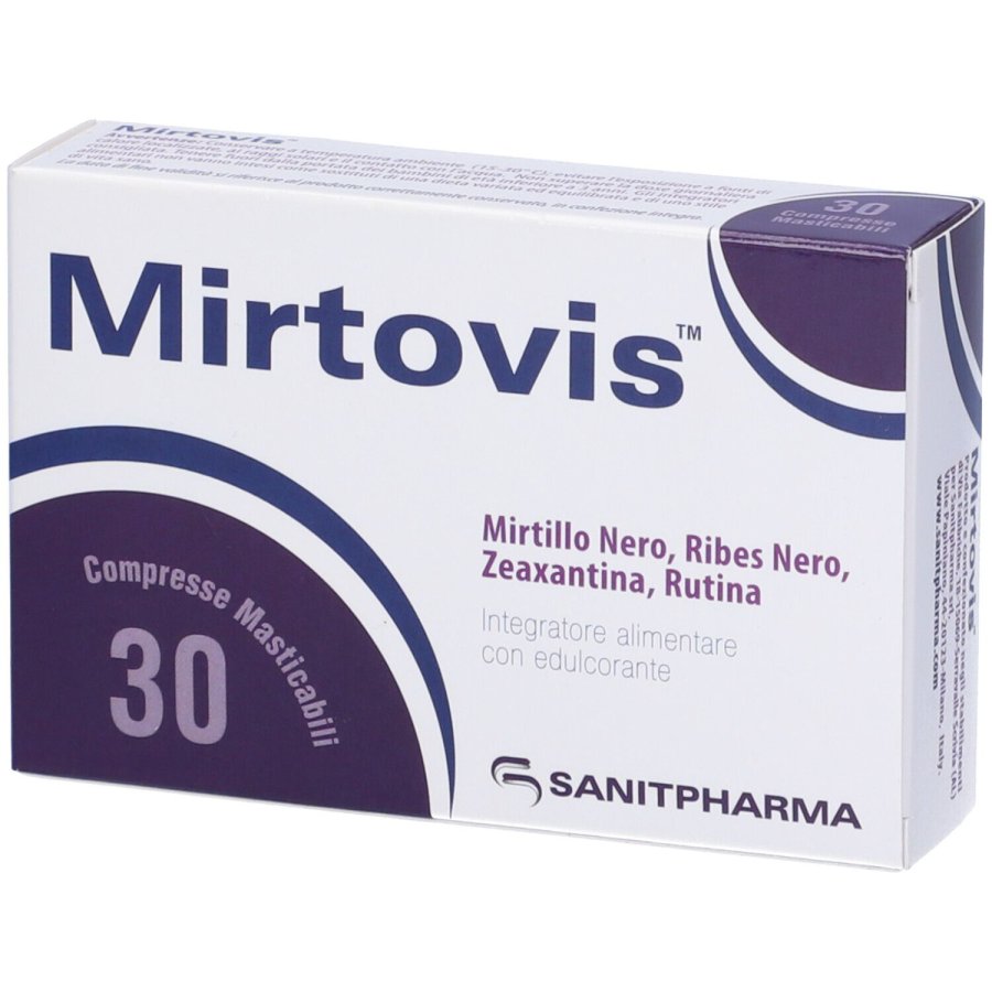 Mirtovis, 30 Compresse Masticabili